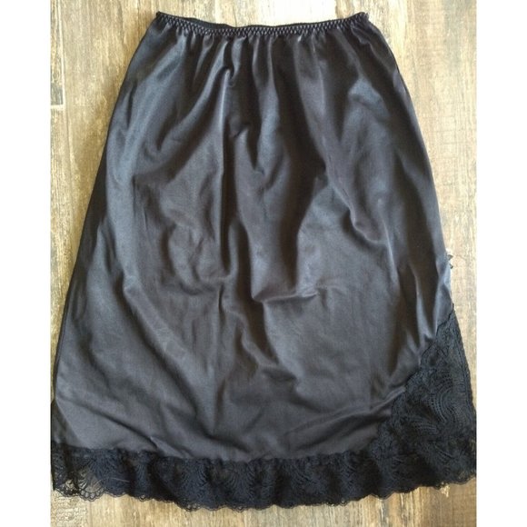 jcpenney Intimates & Sleepwear Vintage Jc Penney Black Half Slip